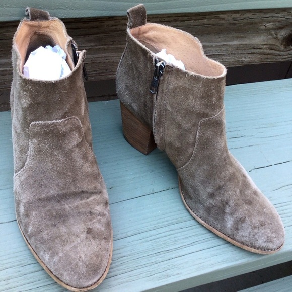 Madewell Women Genuin Leather Brown Booties , Ankle Boots - Picture 1 of 9